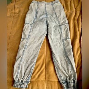 Hot Topic Jogger-style faux denim Pants